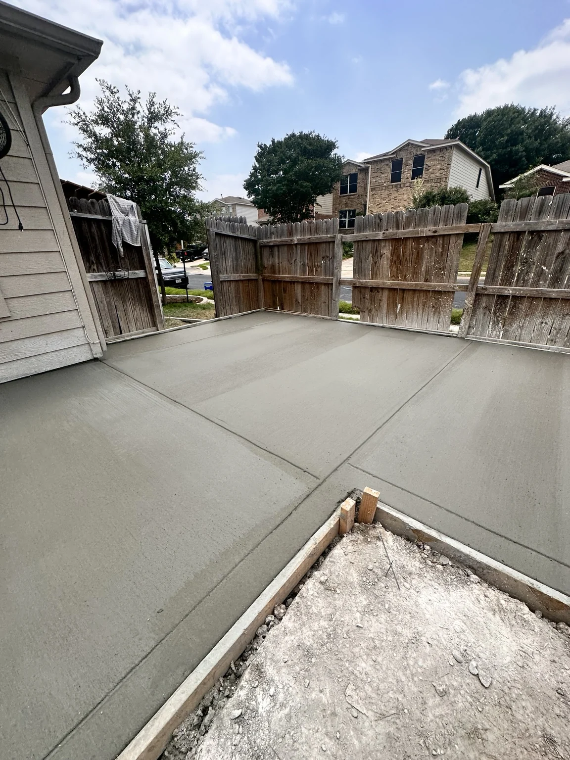 Residential patio and flatwork expansion.