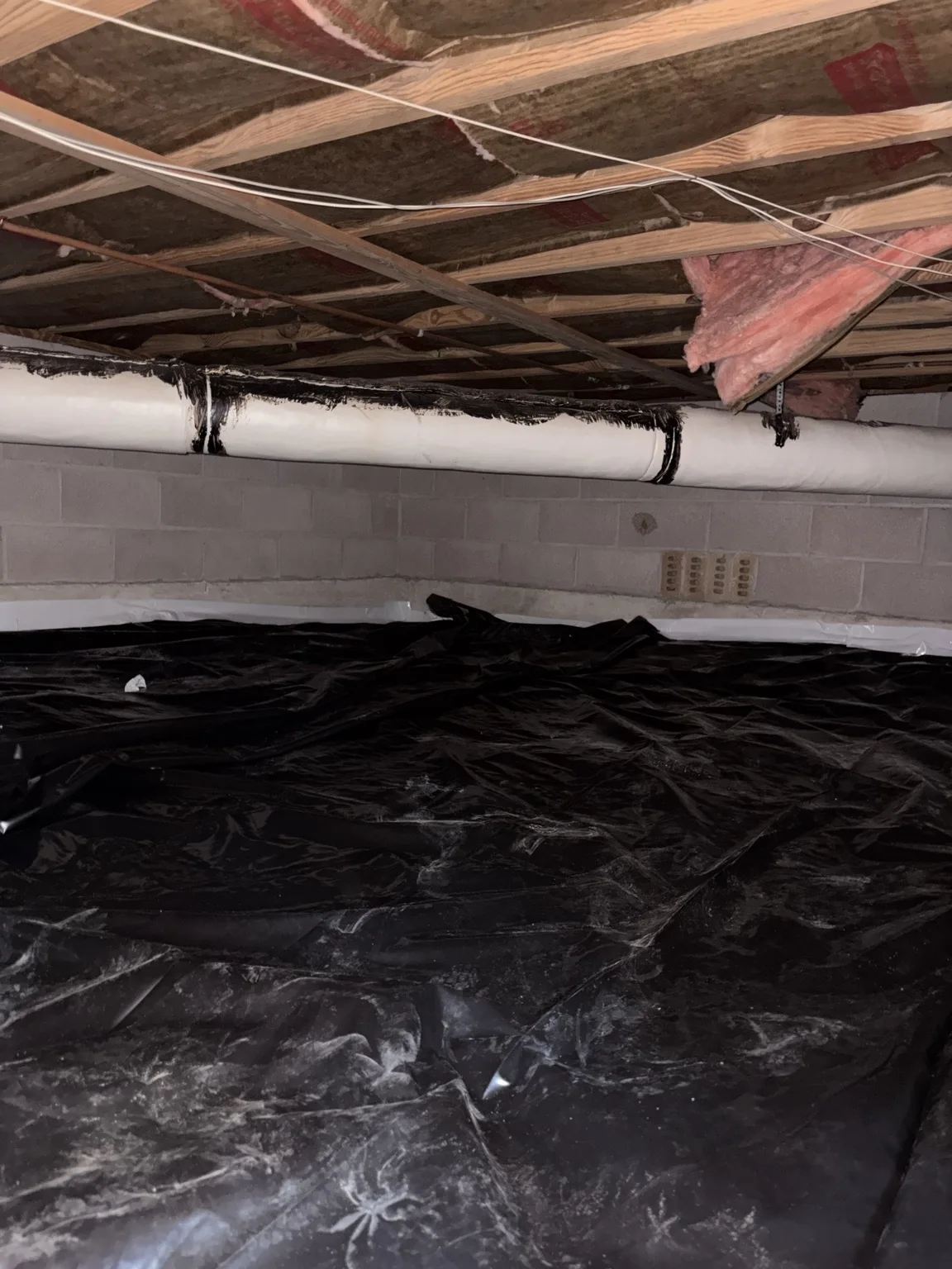 Crawlspace Vapor Barrier Installation in Marble Falls