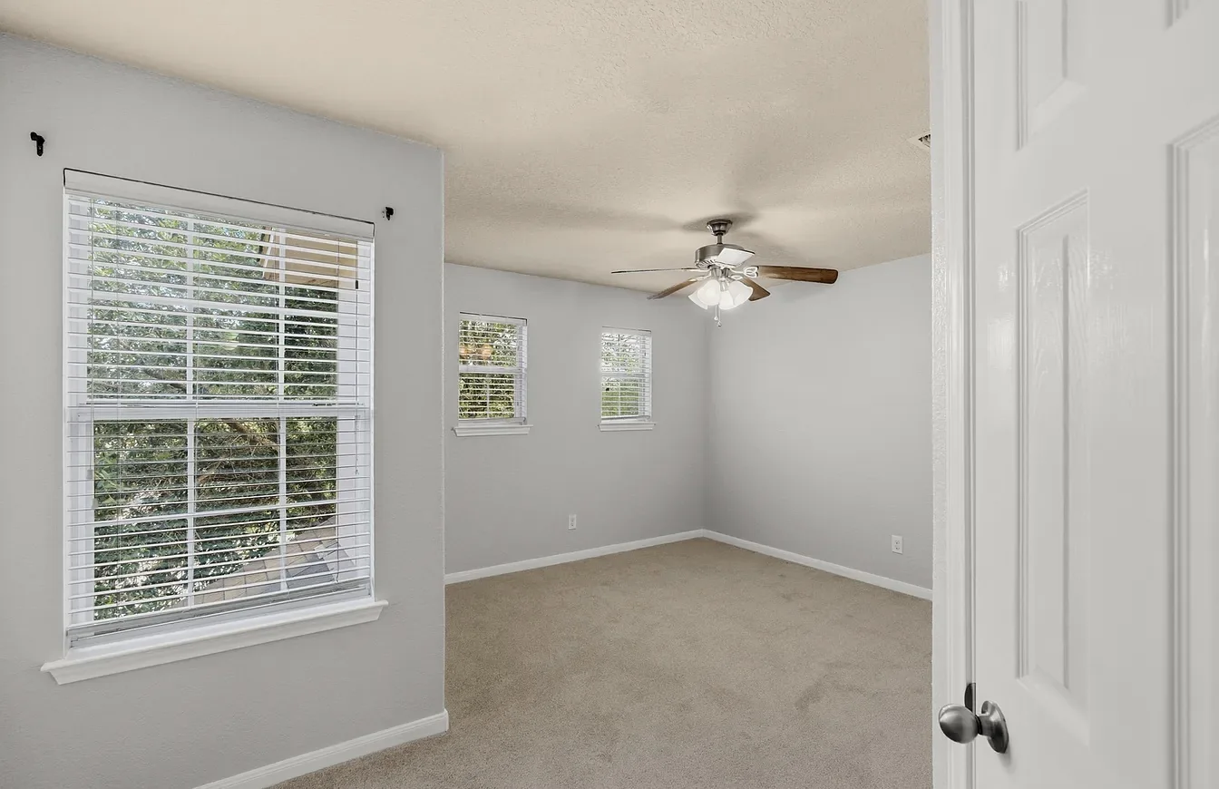 Carpet replacement in bedroom and adjoining area.