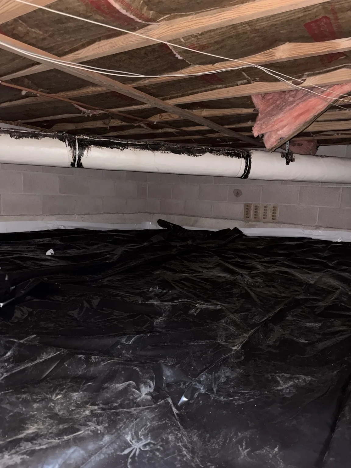 Crawlspace Ground Vapor Barrier — Marble Falls