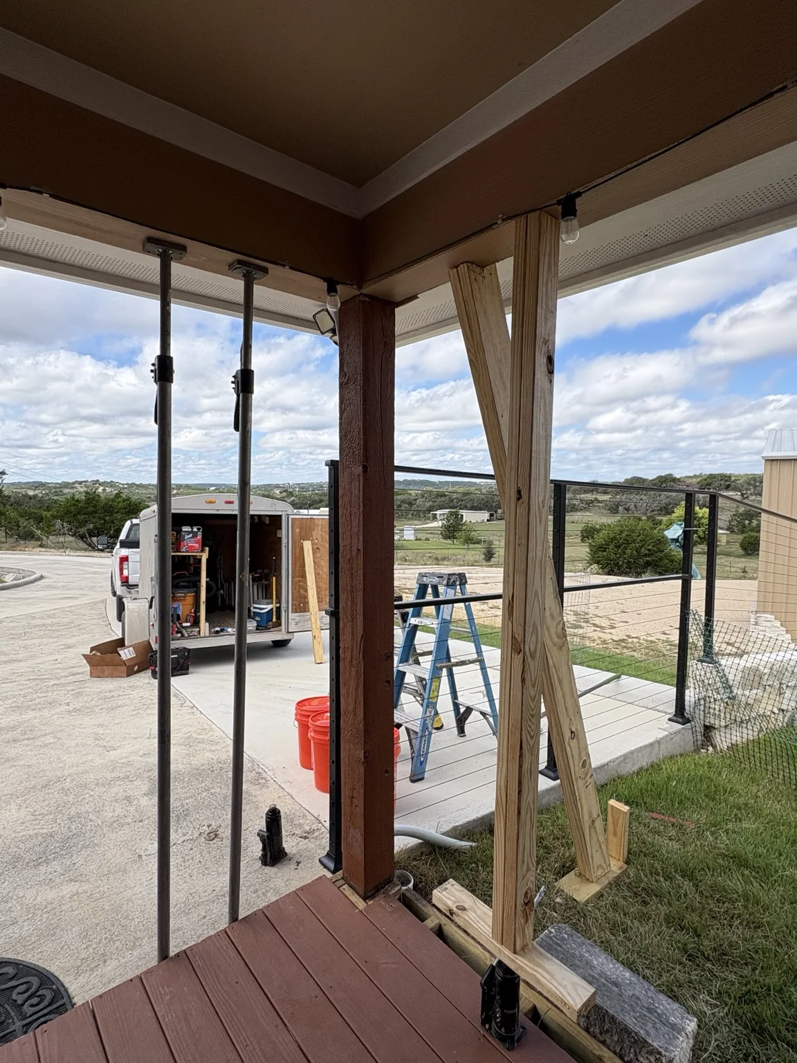 Patio Post Replacement & Structural Support