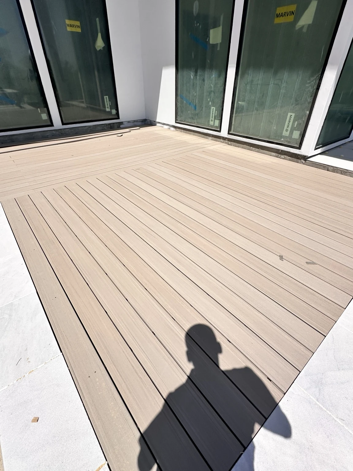 Poolside Composite Deck Construction